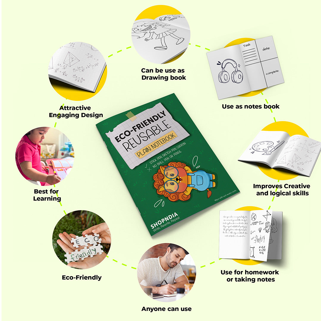 Marathi Combo Eco Friendly Reusable Set for Handwriting Improvement RR
