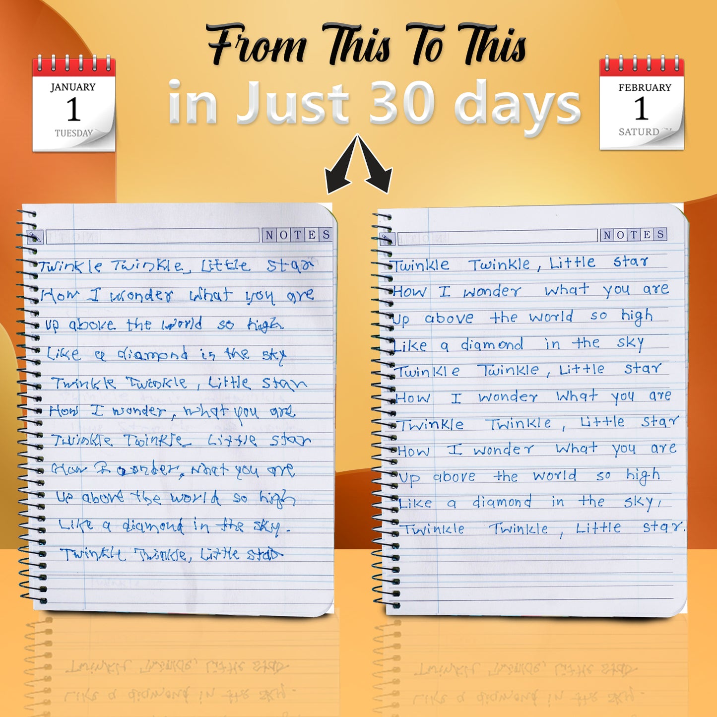 Malayalam Eco-friendly Reusable Notebook