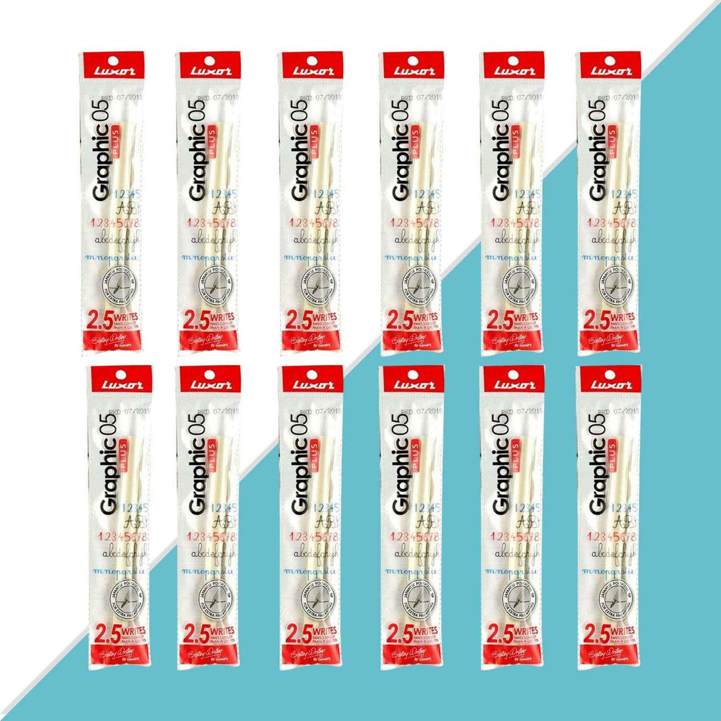 Shopndia Graphic Pen 0.5 – Perfect for Reusable Notebooks | 12-Pack Water-Based Ink