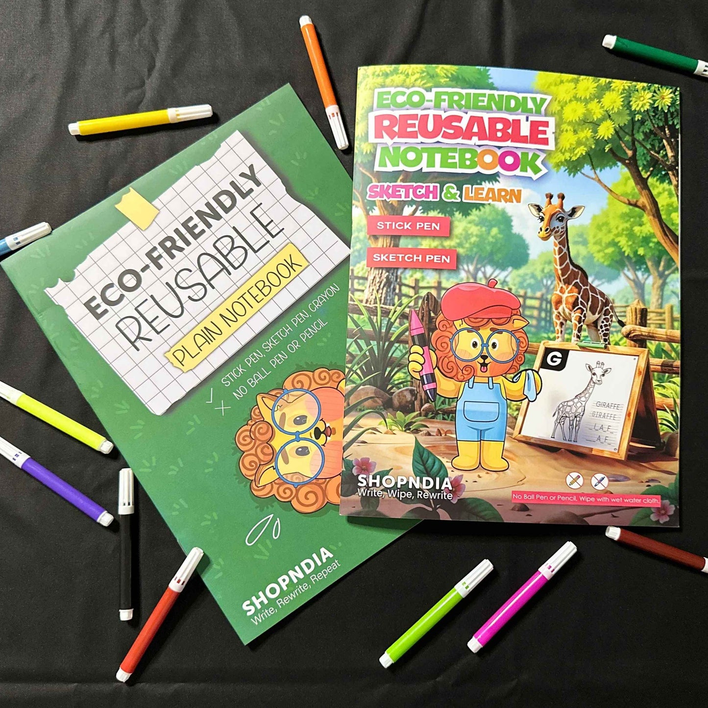 Shopndia's Eco-Friendly Reusable Creative Combo for Fun Learning