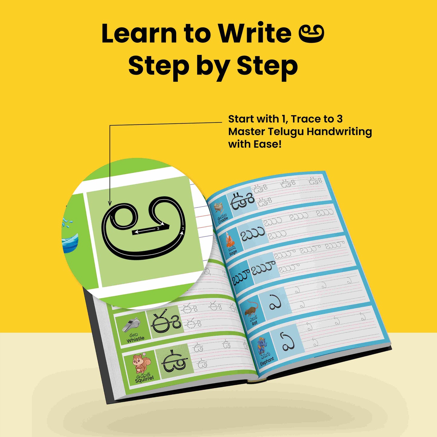 Telugu Eco Friendly Reusable Notebook