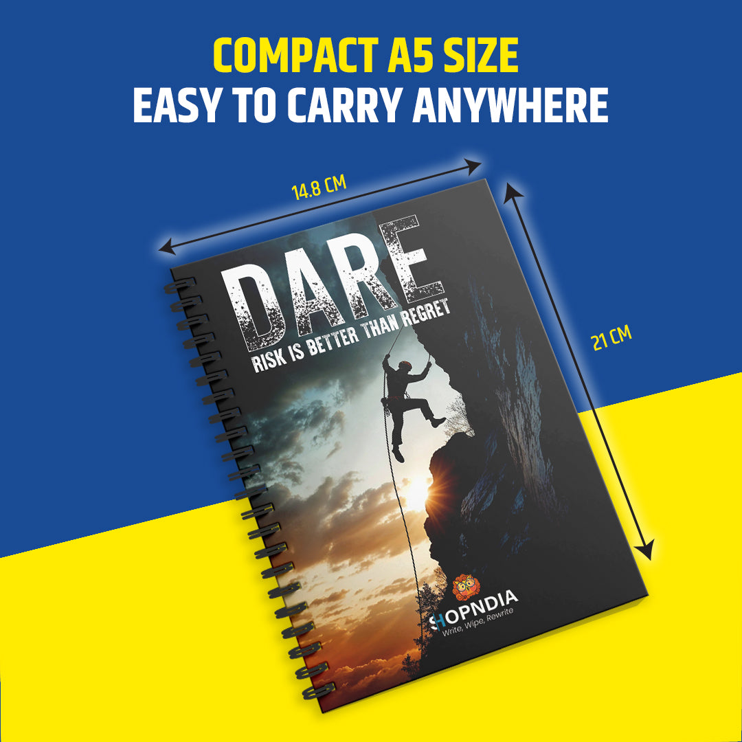 ✨ Shopndia Reusable Endless Diary – Write, Wipe & Rewrite Unlimited Times! LP✨