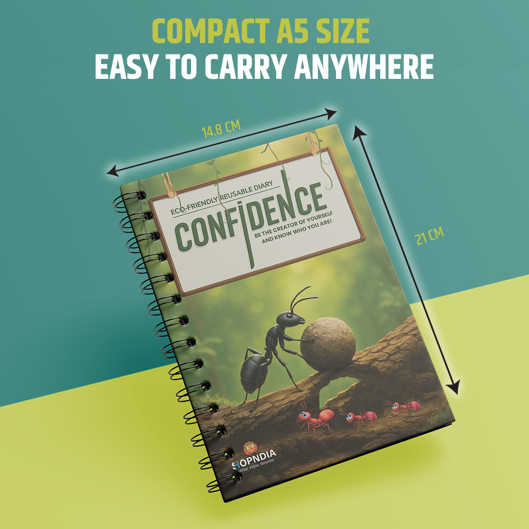 ✨ Shopndia Reusable Endless Diary – Write, Wipe & Rewrite Unlimited Times! LP✨