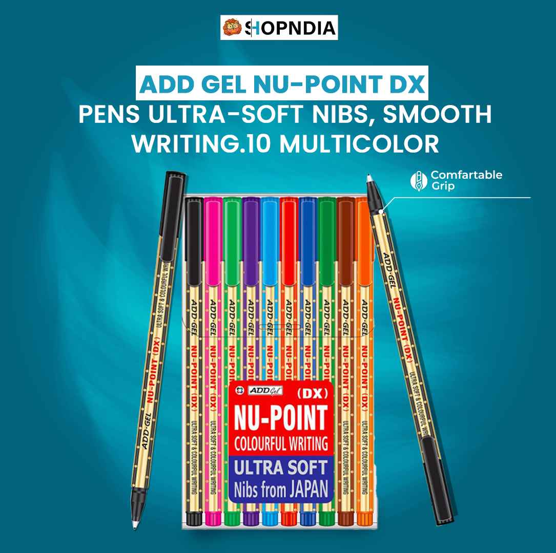ADD Gel Nu-Point Dx Multicolor Pens (Pack of 10)